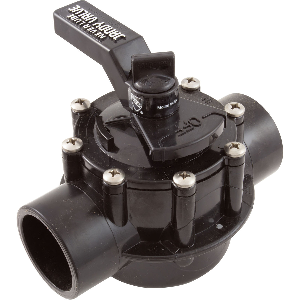 Jandy 4724 NeverLube 2-Port Valve 1.5 x 2 inch