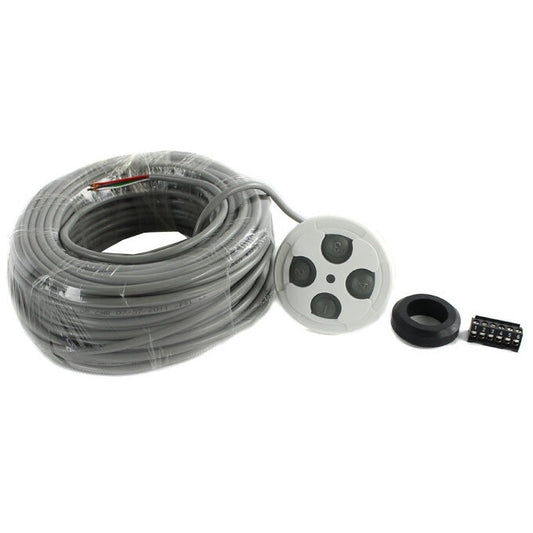 Jandy 7441 4-Function Spa Side Remote White with 100 ft Cord