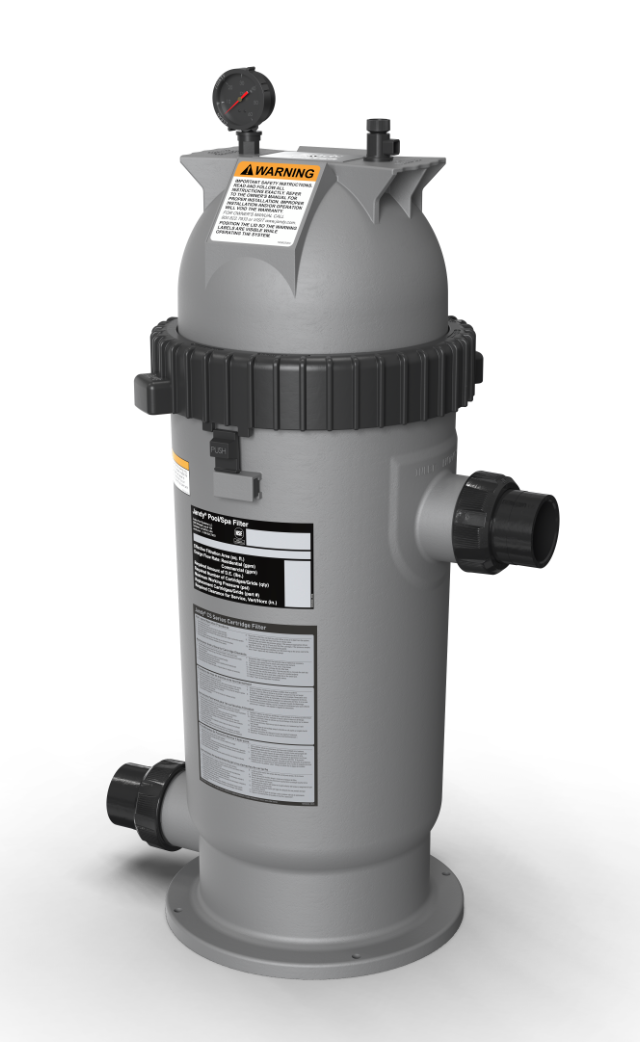 Jandy CS150 cartridge pool filter additional view