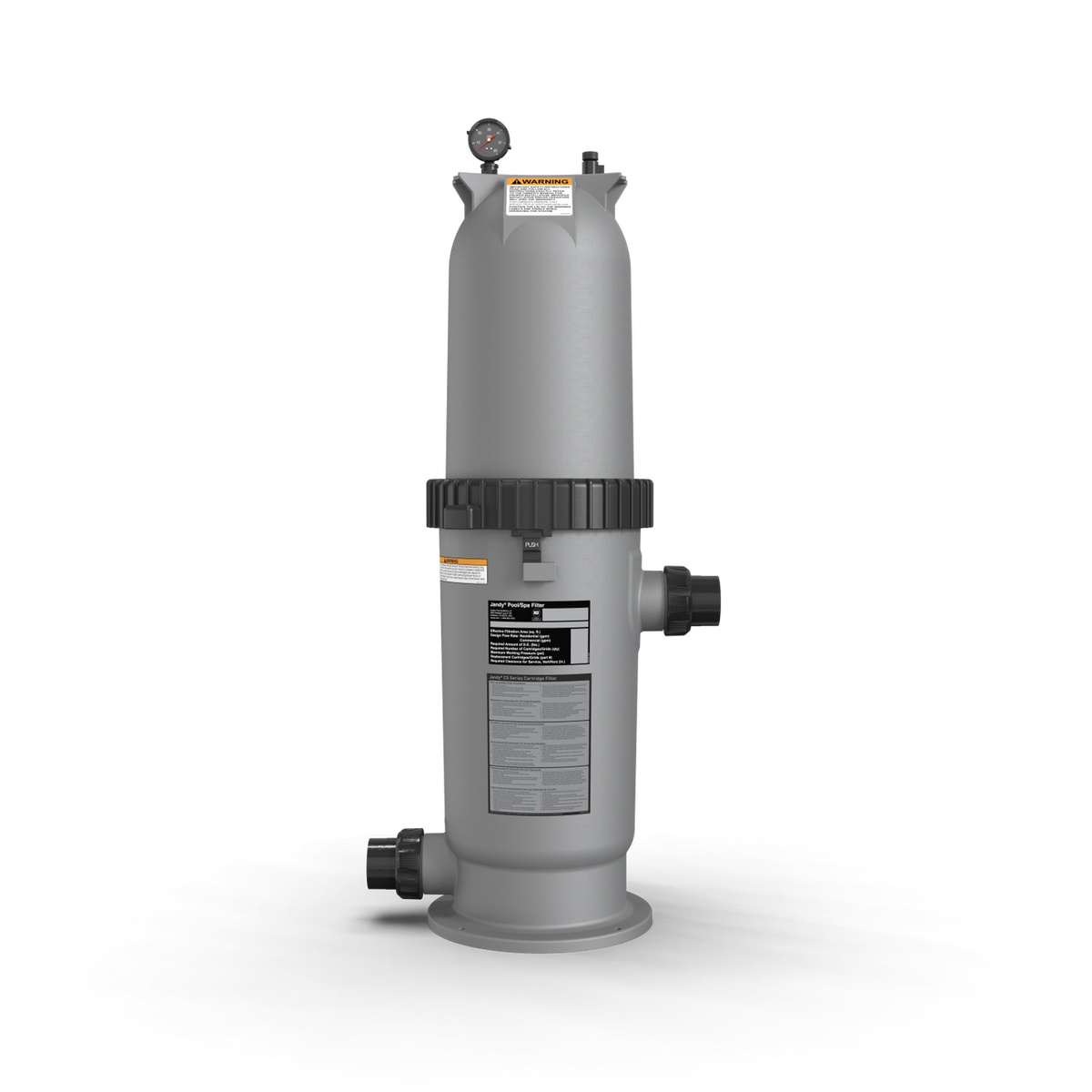 Jandy CS200 cartridge filter front view