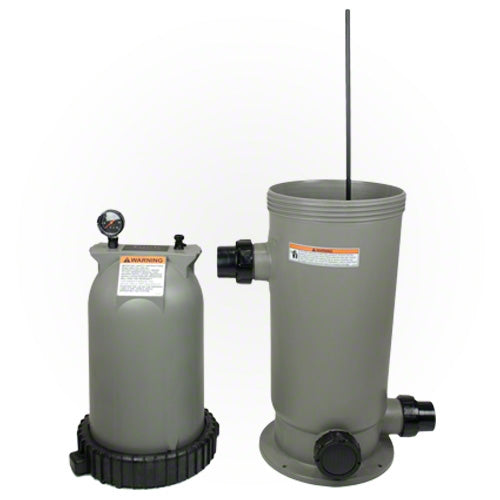 Jandy CS250 cartridge filter open housing view