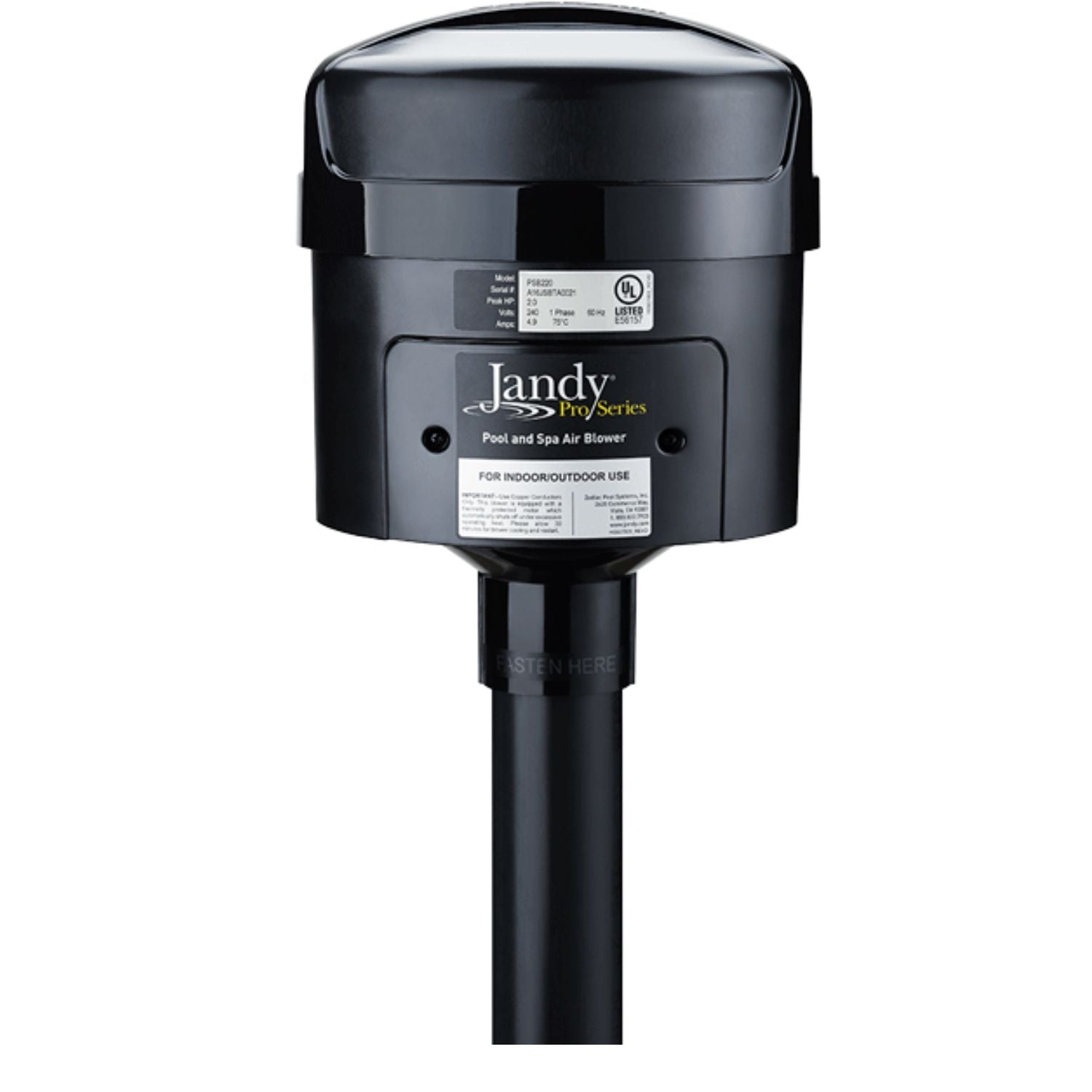 Jandy PSB110 1 HP 120V pool and spa blower additional view