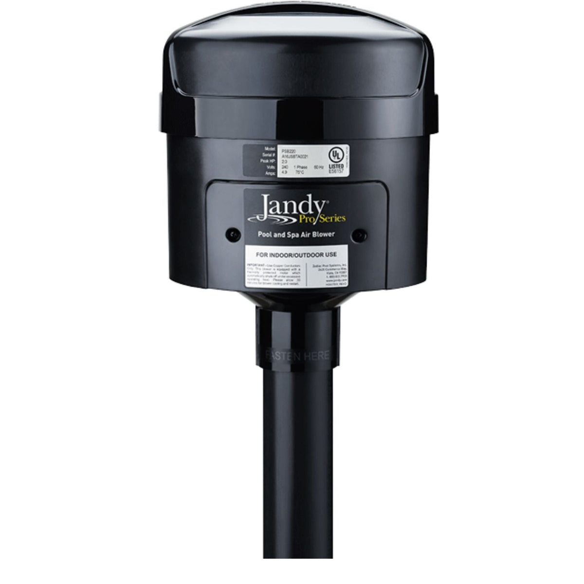 Jandy PSB110 1 HP 120V pool and spa blower product view