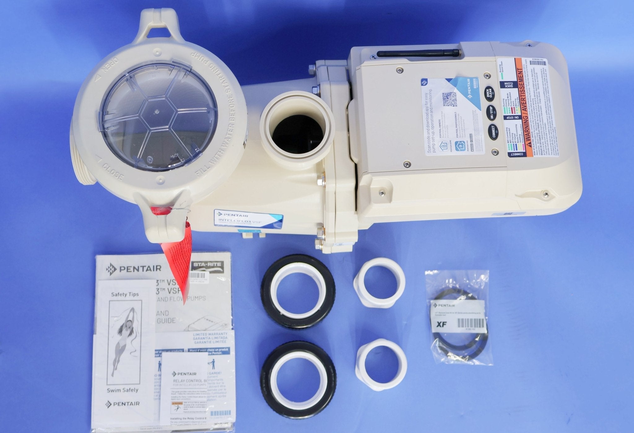 Pentair IntelliFlo3 VSF 3.0 HP pool pump with I/O relay board