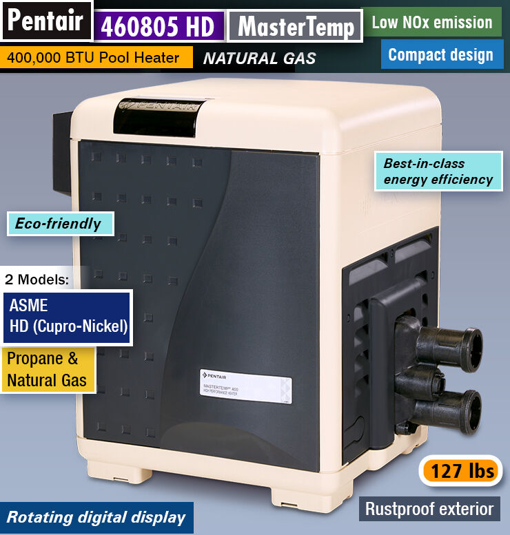 Pentair MasterTemp 460805 400HD product view