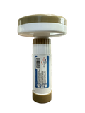 PoolStyle PS2057 beige and white floating spa dispenser