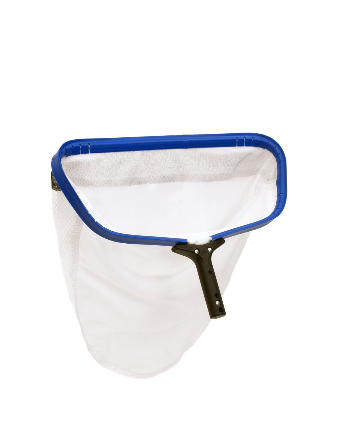 Purity Pool ULSLT Ultra-Lite 18 inch leaf rake with blue rim and white silt bag