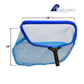 Purity Pool ULSTD Ultra-Lite 18 inch Standard Leaf Rake with blue mesh bag