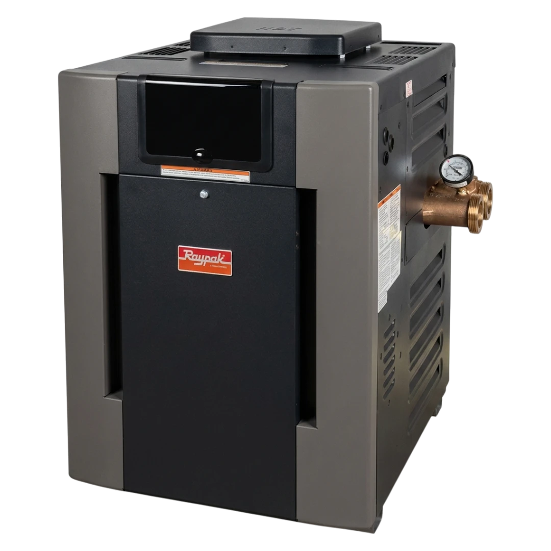 Raypak B-R408-EN-X ASME Professional Natural Gas Pool Heater 406,000 BTU