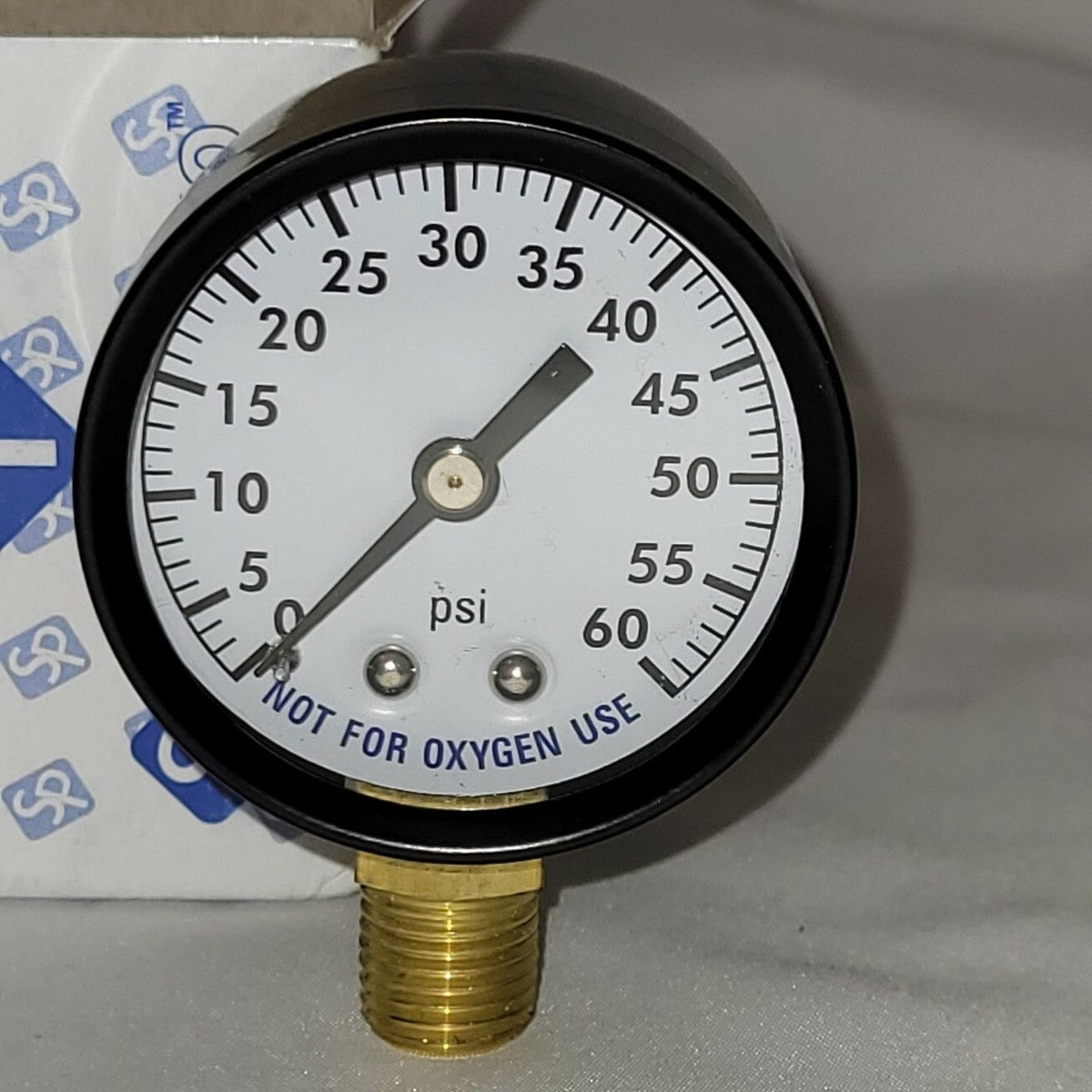 Super-Pro 88060BU liquid filled 0-60 PSI pressure gauge product
