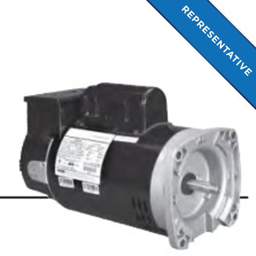 US Motors Nidec ASQ125 48Y square flange pool and spa motor